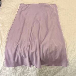 J. Crew Light Purple A-Line Midi Skirt